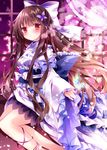  amelie-san_(nogi_takayoshi) bow brown_eyes brown_hair bug butterfly butterfly_hair_ornament frills hair_bow hair_ornament hair_ribbon insect lolita_fashion looking_at_viewer nogi_takayoshi original ribbon solo wa_lolita 