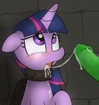  2015 blush bound chain collar crying cum cum_in_mouth cum_inside datte-before-dawn disembodied_penis duo equine female feral friendship_is_magic green_penis hair horn long_hair male male/female mammal my_little_pony open_mouth penis purple_eyes solo_focus tears twilight_sparkle_(mlp) unicorn vein 