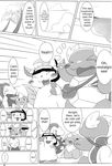  comic eeveelution english_text flareon grovyle kishima_wanizo leafeon nintendo pok&eacute;mon text video_games wartortle 