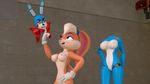  animatronic balance cgi detachable detachable_head five_nights_at_freddy&#039;s five_nights_at_freddy&#039;s_2 headless lola_bunny looney_tunes machine mechanical nipples nude pussy robot source_filmmaker space_jam toy_bonnie_(fnaf) video_games warner_brothers 