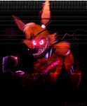  animatronic blood canine eye_patch eyewear five_nights_at_freddy&#039;s fox foxy_(fnaf) glowing glowing_eyes machine mammal mechanical robot silver-heartcrosser teeth video_games 