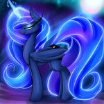  2015 equine female feral friendship_is_magic horn madacon mammal my_little_pony princess_luna_(mlp) solo winged_unicorn wings 