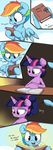  2015 book english_text equine female feral friendship_is_magic horn mammal mistydash my_little_pony pegasus rainbow_dash_(mlp) text twilight_sparkle_(mlp) unicorn wings 