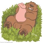  bear dakota-bear grizzly_bear hyper hyper_penis male mammal penis solo 