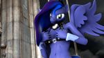  2015 3d animated anthro anthrofied breasts cgi equine female friendship_is_magic hair long_hair looking_at_viewer mammal my_little_pony nipples open_mouth pegasus princess_luna_(mlp) setup1337 solo source_filmmaker wings 