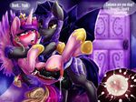  2015 armor cheating cum cum_in_pussy cum_inside dimwitdog door duo equine female feral helmet hooves horn impregnation internal male male/female mammal my_little_pony orgasm penetration text tiara tongue tongue_out vaginal winged_unicorn wings 