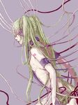  bad_id bad_pixiv_id cable closed_eyes cyborg green_hair hatsune_miku long_hair nude solo twintails very_long_hair vocaloid 
