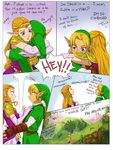  alderion-al angry blonde_hair blue_eyes blush ear_piercing erection fairy hair hug humanoid humor hylian link navi nintendo not_furry ocarina_of_time penis piercing princess_zelda rage surprise the_legend_of_zelda video_games 