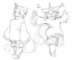  anthro breasts cat dancing feline female higoro horn kemono mammal singing 