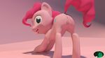  2015 3d all_fours anus ass_up blue_eyes butt cgi cutie_mark earth_pony equine female feral friendship_is_magic fur hair horse k12 mammal my_little_pony open_mouth pink_hair pinkie_pie_(mlp) pony presenting pussy solo tongue tongue_out 