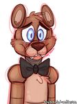  2015 animatronic blue_eyes bow_tie crying five_nights_at_freddy&#039;s freddy_(fnaf) looking_at_viewer machine male mechanical robot tears toy-bonnie video_games 