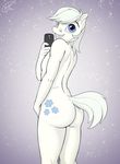  2015 absurd_res anthro anthrofied blue_eyes butt cutie_mark double_diamond_(mlp) earth_pony equine friendship_is_magic hair hi_res horse male mammal my_little_pony nude phone pony selfie skipsy smile solo 