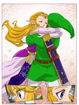  alderion-al blonde_hair blue_eyes eyes_closed female hair happy hug hylian link male nintendo not_furry ocarina_of_time princess princess_zelda royalty smile surprise the_legend_of_zelda video_games 