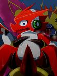  ambiguous_gender digimon flymon furukara immenent_rape penis shoutmon 