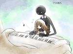  bad_id bad_pixiv_id brown_hair deemo deemo_(character) girl_(deemo) height_difference hk_(nt) instrument piano teaching 