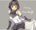  black_hair fingerless_gloves gloves hair_ornament hairclip lynlee_kuu mineta_naoki monado solo xenoblade_(series) xenoblade_chronicles_x 