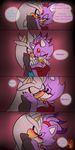  blaze_the_cat blush chacumera clothed clothing comic duo english_text eyes_closed feline female half-closed_eyes hedgehog inside kissing male male/female mammal massage open_mouth silver_the_hedgehog simple_background smile sonic_(series) text tongue 