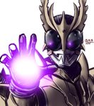  dated energy_ball glowing kamen_rider kamen_rider_kuuga kamen_rider_kuuga_(series) looking_at_viewer male_focus mask solo taikyokuturugi 