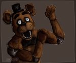  animatronic blue_eyes bow_tie five_nights_at_freddy&#039;s five_nights_at_freddy&#039;s_3 freddy_(fnaf) hat machine male mechanical robot thesadcarrot top_hat video_games 