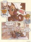  anthro blush canine caught comic cum dog duo fox male male/male mammal oral penis sicklyhypnos 