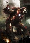  armor avengers:_age_of_ultron glowing highres iron_man male_focus marvel power_armor realistic solo superhero tony_stark yamamoto_yuu 