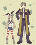  1girl armor bad_id bad_pixiv_id boots crossover detached_sleeves gloves grey_eyes grey_hair heshikiri_hasebe japanese_armor kantai_collection miniskirt shimakaze_(kantai_collection) shiwo_(siwosi) shoulder_armor skirt sode striped striped_legwear touken_ranbu uniform 