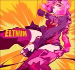  braid character_name eltnum etherlite jacket kurokoge013 long_hair looking_at_viewer melty_blood purple_eyes purple_hair purple_legwear single_braid sion_eltnam_atlasia skirt solo string tsukihime under_night_in-birth weapon 