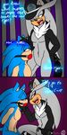  ball_gag bdsm bondage bound comic gag girly hedgehog male male/male mammal redfirestar silver sonic_(series) sonic_the_hedgehog 