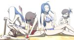  :p adjusting_clothes ahoge amami_haruka bikini breasts feet floral_print futami_ami futami_mami hot idolmaster idolmaster_(classic) kisaragi_chihaya large_breasts long_legs lying miura_azusa multiple_girls red_bikini sandals shimoigusa shovel side_ponytail sitting sweat swimsuit toes tongue tongue_out 