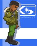  ace_combat ace_combat_3 boots dark_skin jacket lowres 