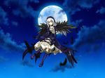  bad_id bad_pixiv_id chizumayo feathers moon night rozen_maiden solo star suigintou wings 