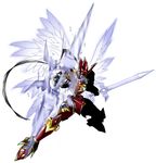  digimon dukemon dukemon_crimson_mode full_armor knight lance monster n36hoko polearm royal_knights sword weapon wings 