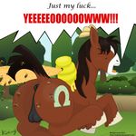  2015 anus arthropod bee bee_sting butt equine friendship_is_magic hair hat horse insect male mammal my_little_pony pony solo trouble_shoes_(mlp) 