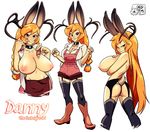  :q black_eyes blonde_hair character_sheet image_sample long_hair my_pet_tentacle_monster simple_background tongue tongue_out very_long_hair white_background 