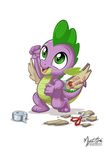  2015 cute dragon feral friendship_is_magic happy male my_little_pony mysticalpha smile solo spike_(mlp) 