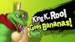  artsyomni cape clothing crown donkey_kong_(series) english_text king_k_rool kremling looking_at_viewer male nintendo open_mouth red_eyes solo text video_games 
