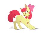  2015 apple_bloom_(mlp) dennybutt earth_pony equine female feral friendship_is_magic horse mammal my_little_pony pony solo 