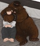  balls bear dakota-bear grizzly_bear human male male/male mammal 