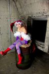  1girl asian capcom cosplay lilith_aensland lilith_aensland_(cosplay) photo solo suzuka_itsuki vampire_(game) 