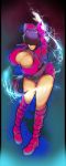 1girl breasts cleavage huge_breasts shermie solo stgs the_king_of_fighters 