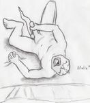  anthro balls bed erection eyes_closed humanoid_penis invalid_tag lying male malix12 masturbation nude on_back open_mouth penis plain_background reptile scalie sketch solo spread_legs spreading tongue white_background 