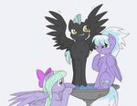  2015 cloud_chaser_(mlp) cute equine female feral flitter_(mlp) friendship_is_magic male mammal my_little_pony pegasus ravenpuff thunderlane_(mlp) wings 