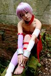  1girl asian capcom cosplay lilith_aensland lilith_aensland_(cosplay) photo solo suzuka_itsuki vampire_(game) 