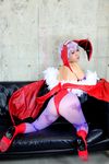  1girl asian ass capcom cosplay lilith_aensland lilith_aensland_(cosplay) photo solo suzuka_itsuki vampire_(game) 