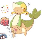  crepix eyes_closed female kemono nintendo pok&eacute;mon pussy snivy tangela tentacle_sex tentacles video_games 