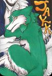  2011 anthro claws english_text epicwang female fur green_fur green_hair hair jakk long_hair looking_back low_res male mother nude parent purple_fur purple_hair rain_silves sergal smile text white_fur yellow_eyes young 