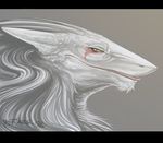  2009 anthro blood english_text female fur grey_background hair half-closed_eyes invalid_tag long_hair looking_at_viewer plain_background rain_silves rotarr sergal slit_pupils smile text warpaint white_fur white_hair yellow_eyes 