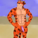  abs character_from_animated_feature_film dreamworks flaccid innocentsin madagascar male mammal muscles pecs penis russian solo teasing vitaly_the_tiger 