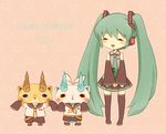  bad_id bad_pixiv_id black_legwear blush boots brothers character_name closed_eyes cosplay crossover date_pun dated detached_sleeves english full_body green_hair hatsune_miku heart kagamine_len kagamine_len_(cosplay) kagamine_rin kagamine_rin_(cosplay) kanacho komajirou komasan long_hair necktie number_pun open_mouth pleated_skirt ribbon siblings skirt sleeves_past_wrists standing thigh_boots thighhighs twintails very_long_hair vocaloid youkai youkai_watch 