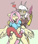  &lt;3 2014 anthro anthrofied areola balls blush bottomless breasts caroo clothed clothing collar crossgender discord_(mlp) equine erection eris_(mlp) fangs feather female fluttershy_(mlp) friendship_is_magic half-dressed leash male mammal my_little_pony nipples nude pegasus penis piercing red_eyes shackles wings 